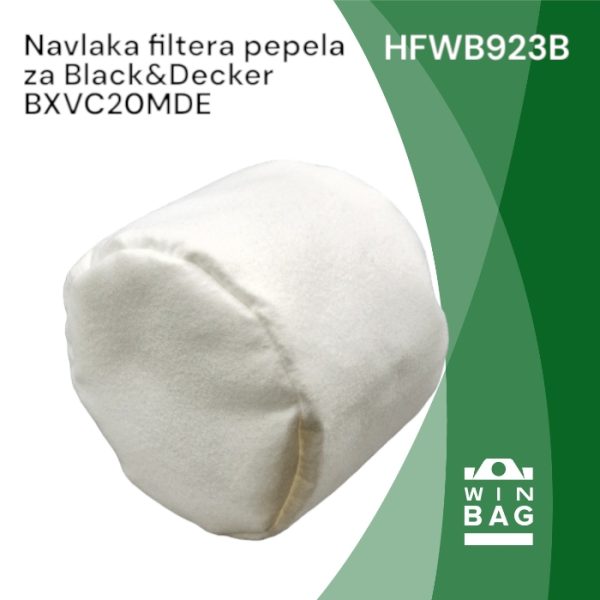 Zaštitna navlaka filtera za pepeo Black&Decker BXVC20MDE