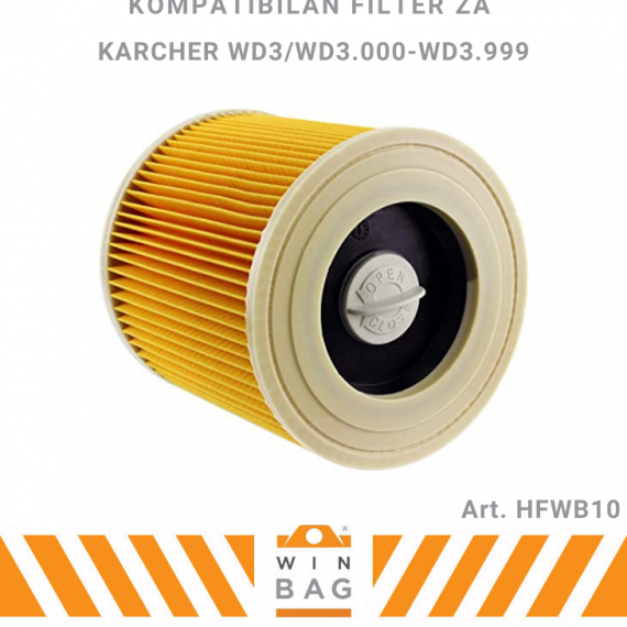 Filter za KARCHER WD3, MV3, WD3200, SE4001