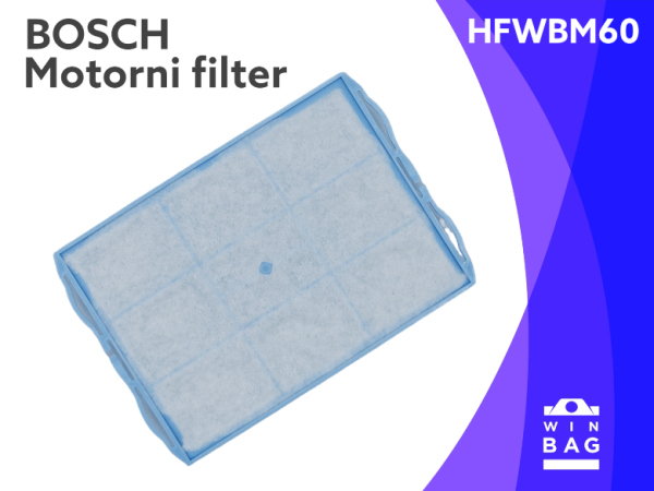 Zaštitni filter motora za Bosch 00187622, 00616268, bbs WIN-BAG HFWB60