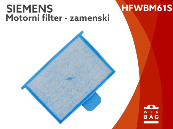 Zaštitni filter motora za SiemensBosch 00577814 WIN-BAG