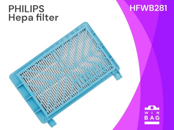 Philips FC8044 - Filtro HEPA Per Aspirapolvere - Compatibile Con Modelli Philips, Blocca Polveri Sottili E Peli Animali