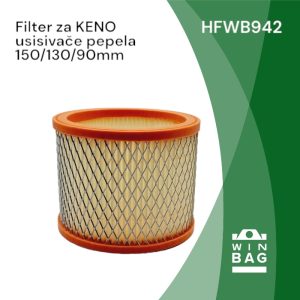 KENO hepa filter za usisivače pepela 150/130/90mm