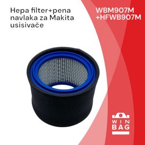 Filter+zaštitna pena navlaka za Makita P-70219 usisivače