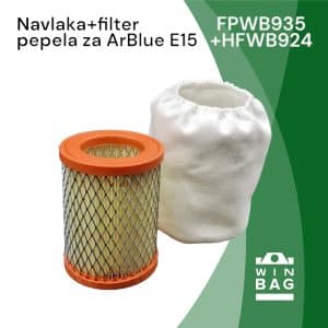 Zaštitna navlaka+filter za Ar Blue clean E15 usisivač pepela