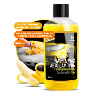 WASH WAX 900ml – Šampon sa voskom za pranje automobila