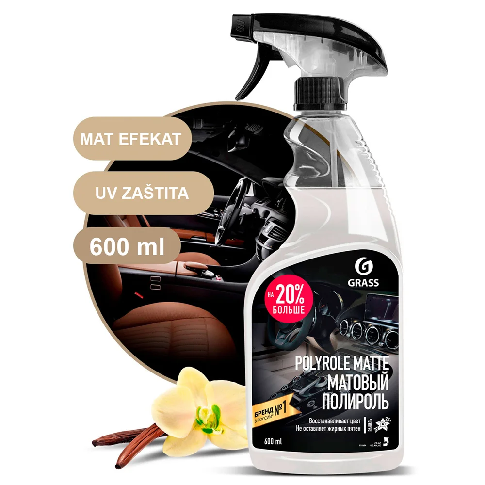 POLYROLE-MATTE-VANILLA-1-correcto.rs_ POLYROLE MATTE – Sredstvo za čišćenje plastike, kože, gume i drveta – miris vanile